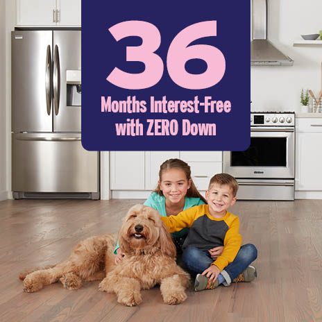 36-months interest free with zero down